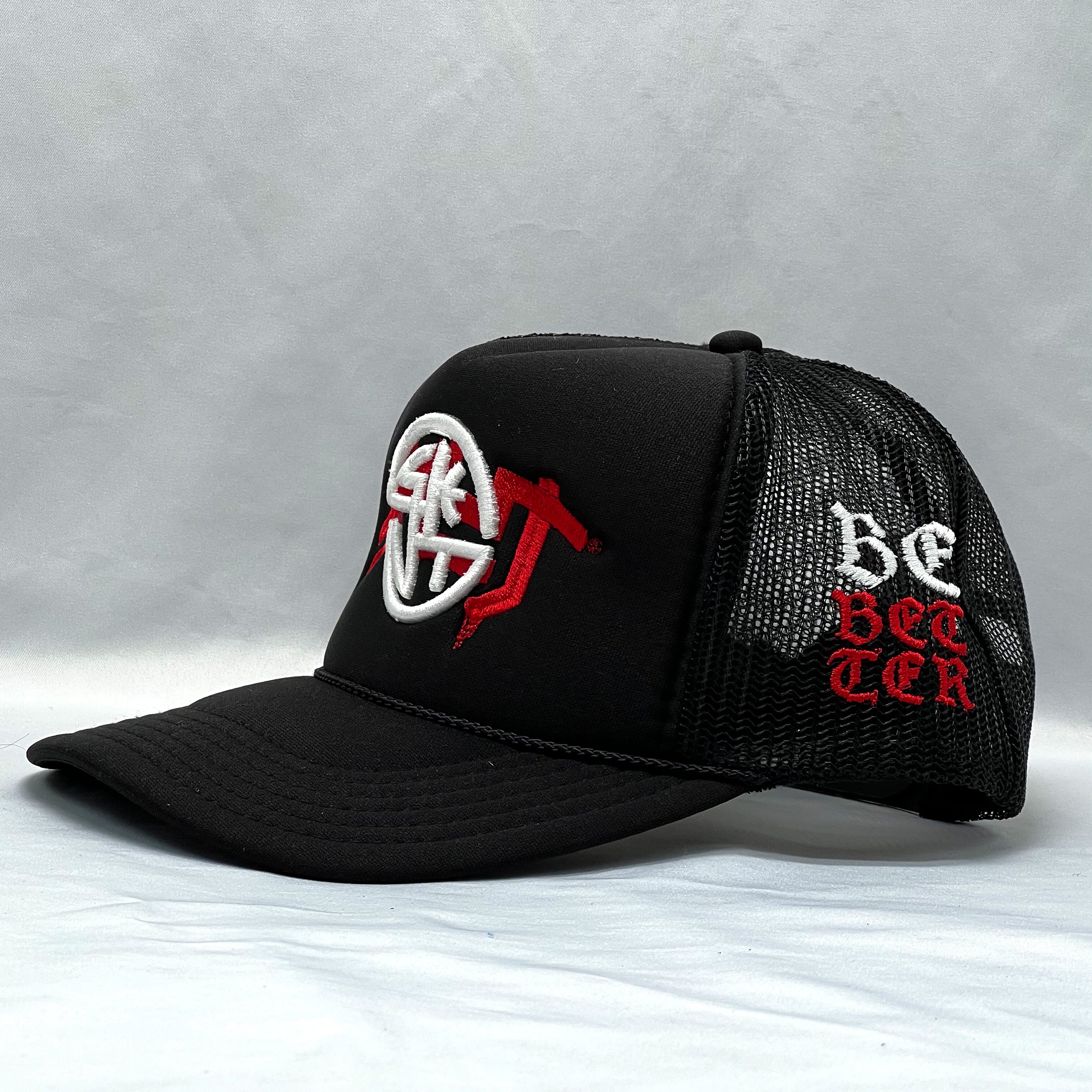 The SKUT ARCH Trucker Hat (Red)