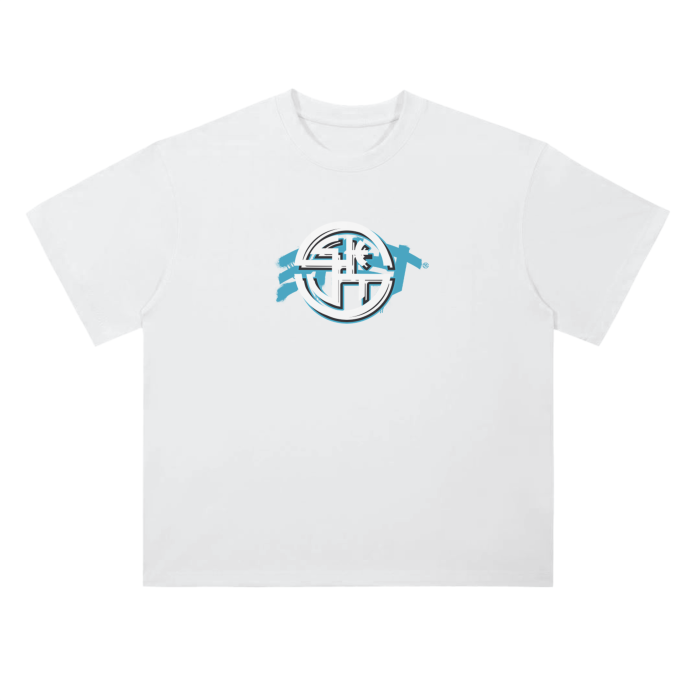 Blue SKUT Dog Tee (White)