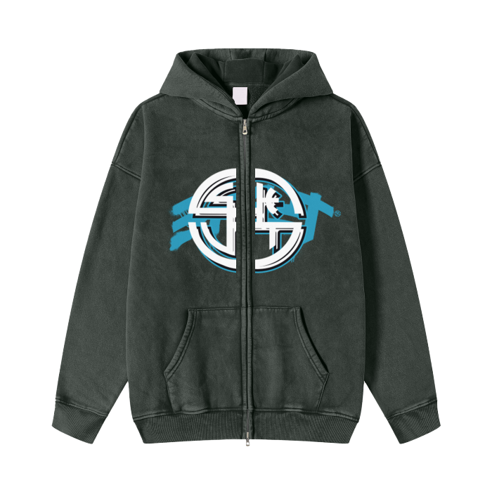 Blue SKUT Dog Hoodie