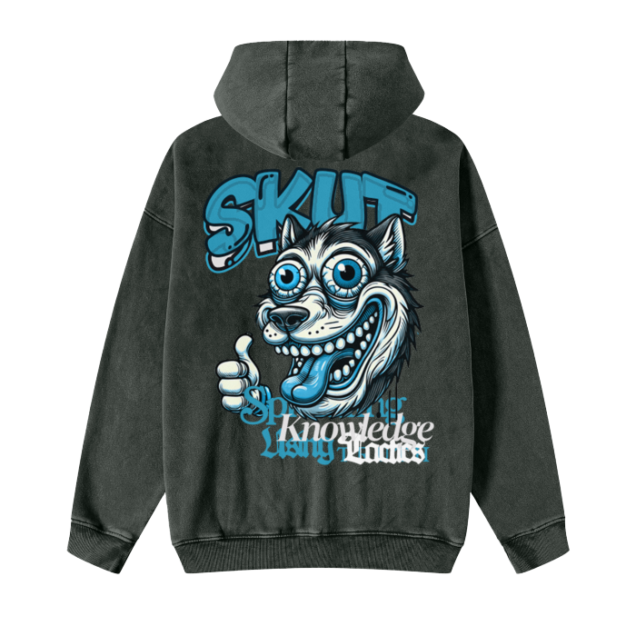Blue SKUT Dog Hoodie