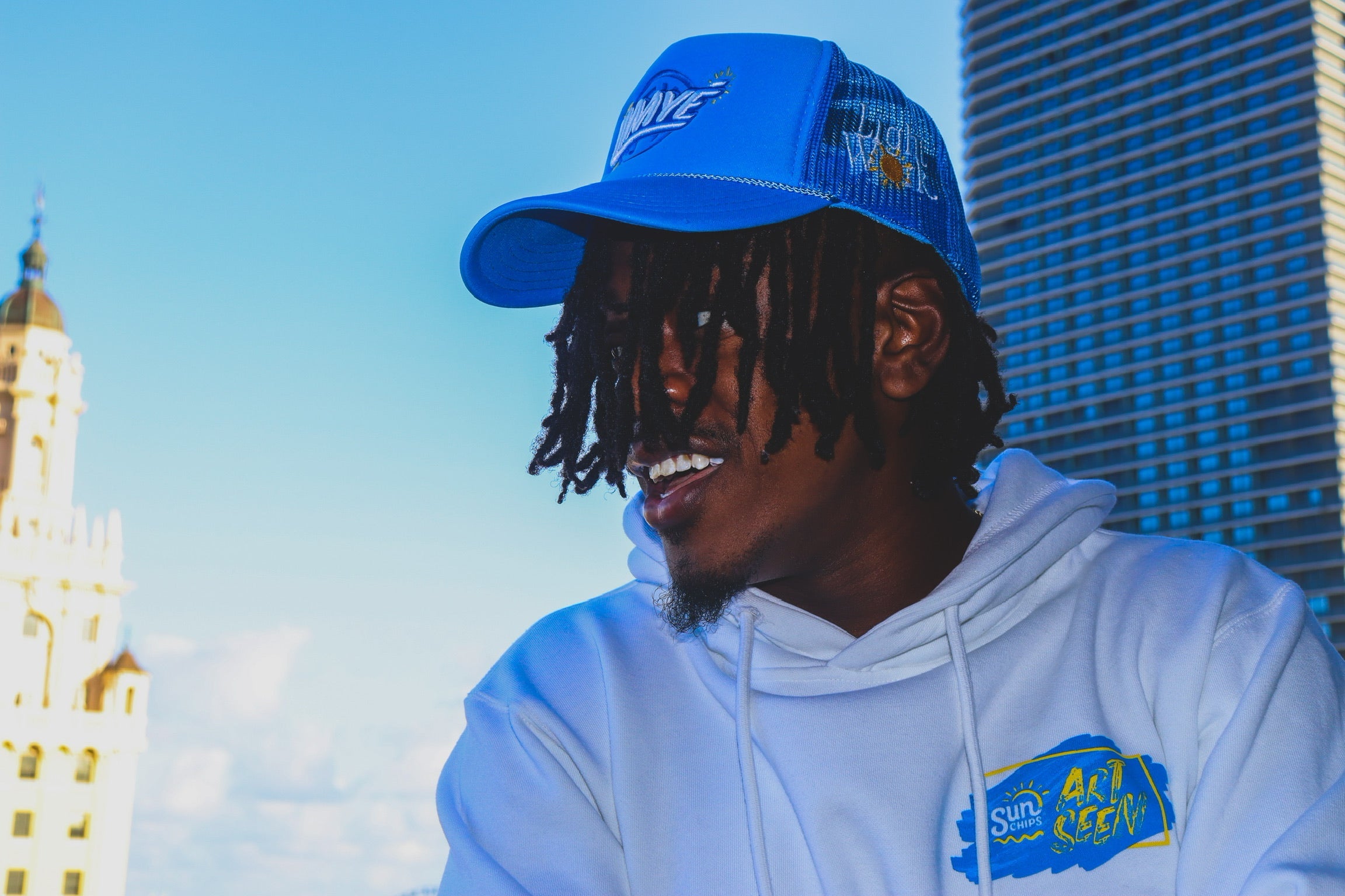 The LIMYÉ Trucker Hat (Blue)