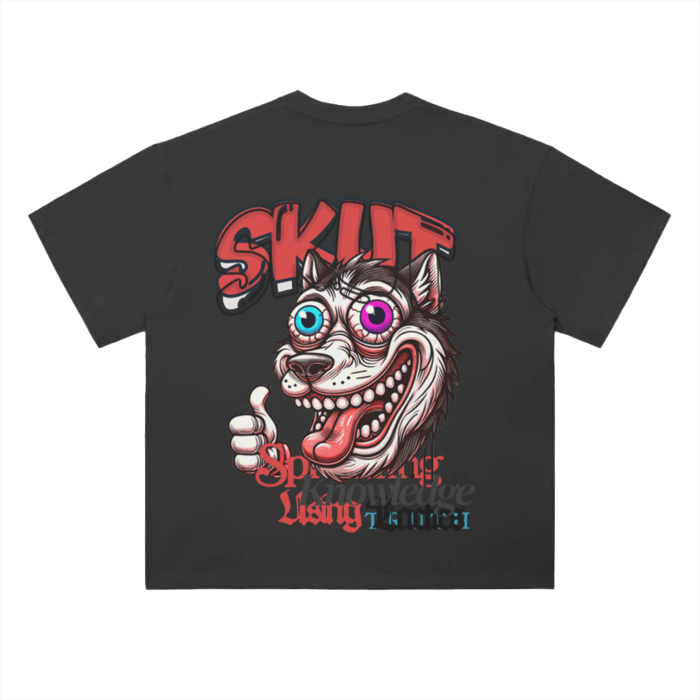 Red SKUT Dog Tee (Black)