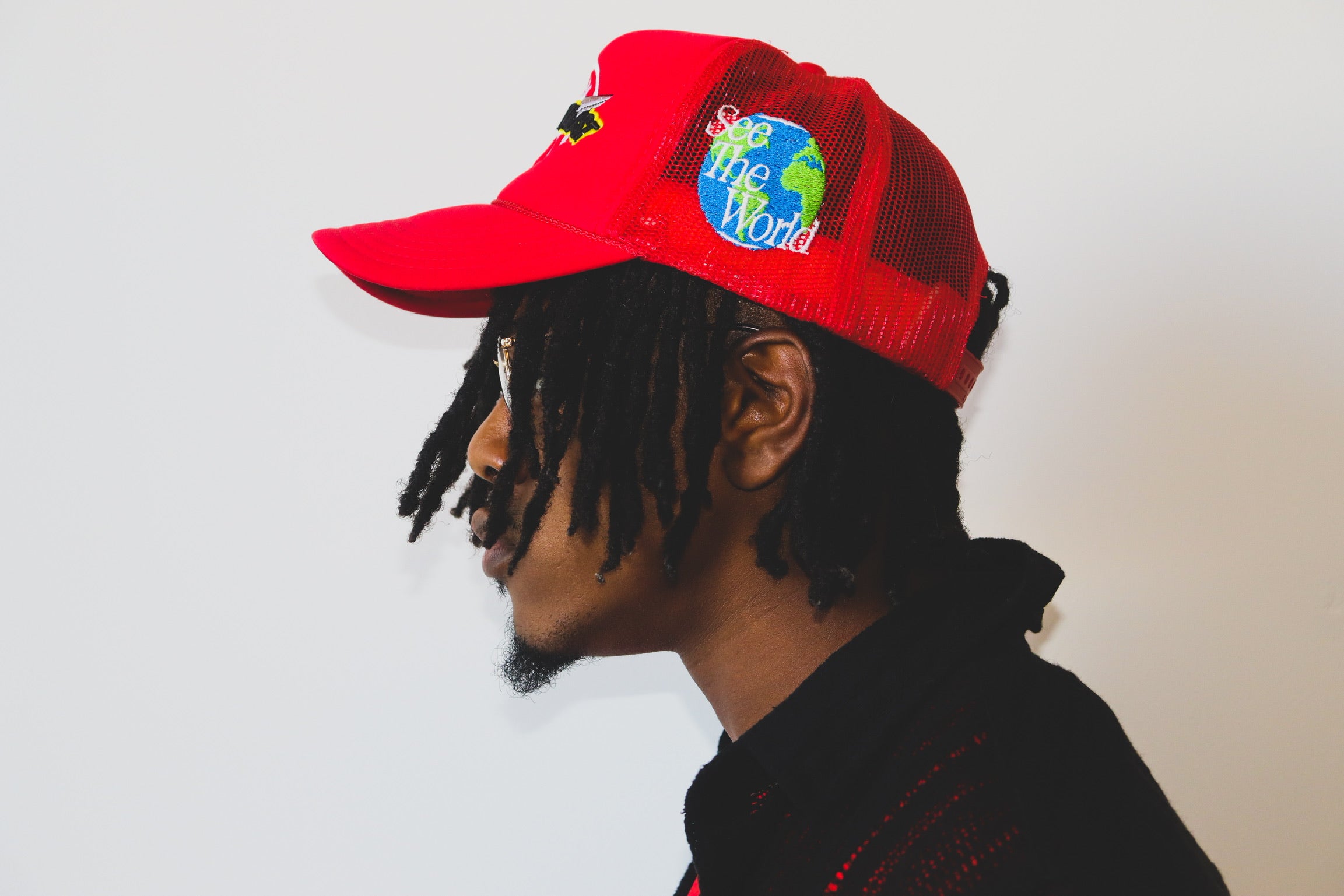 The WANDERLUST Trucker Hat (Red)